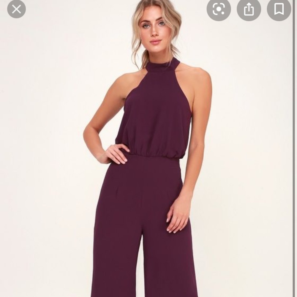 Lulu’s Moment for Life Black Halter Jumpsuit